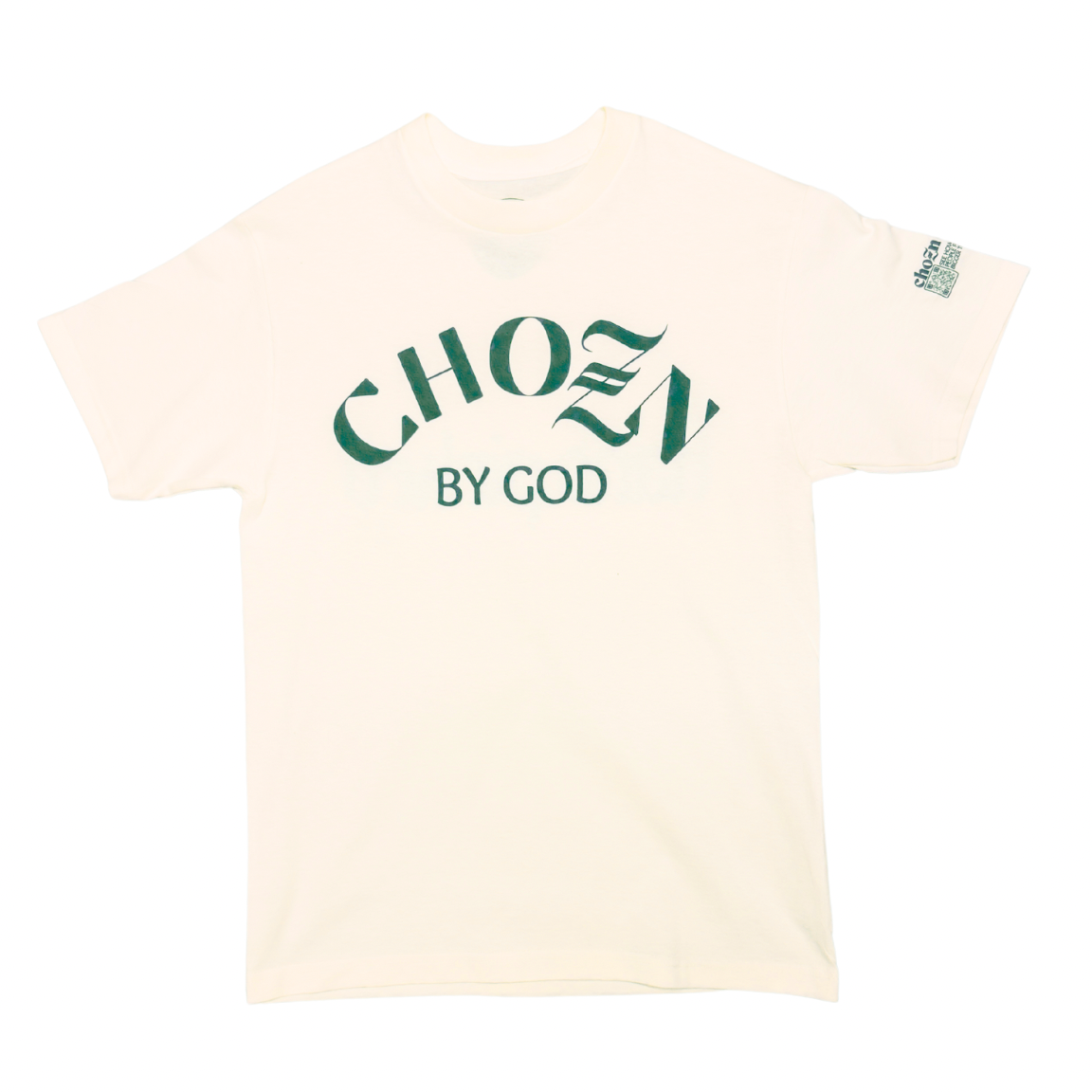 Chozn By God Tee Cream and Green