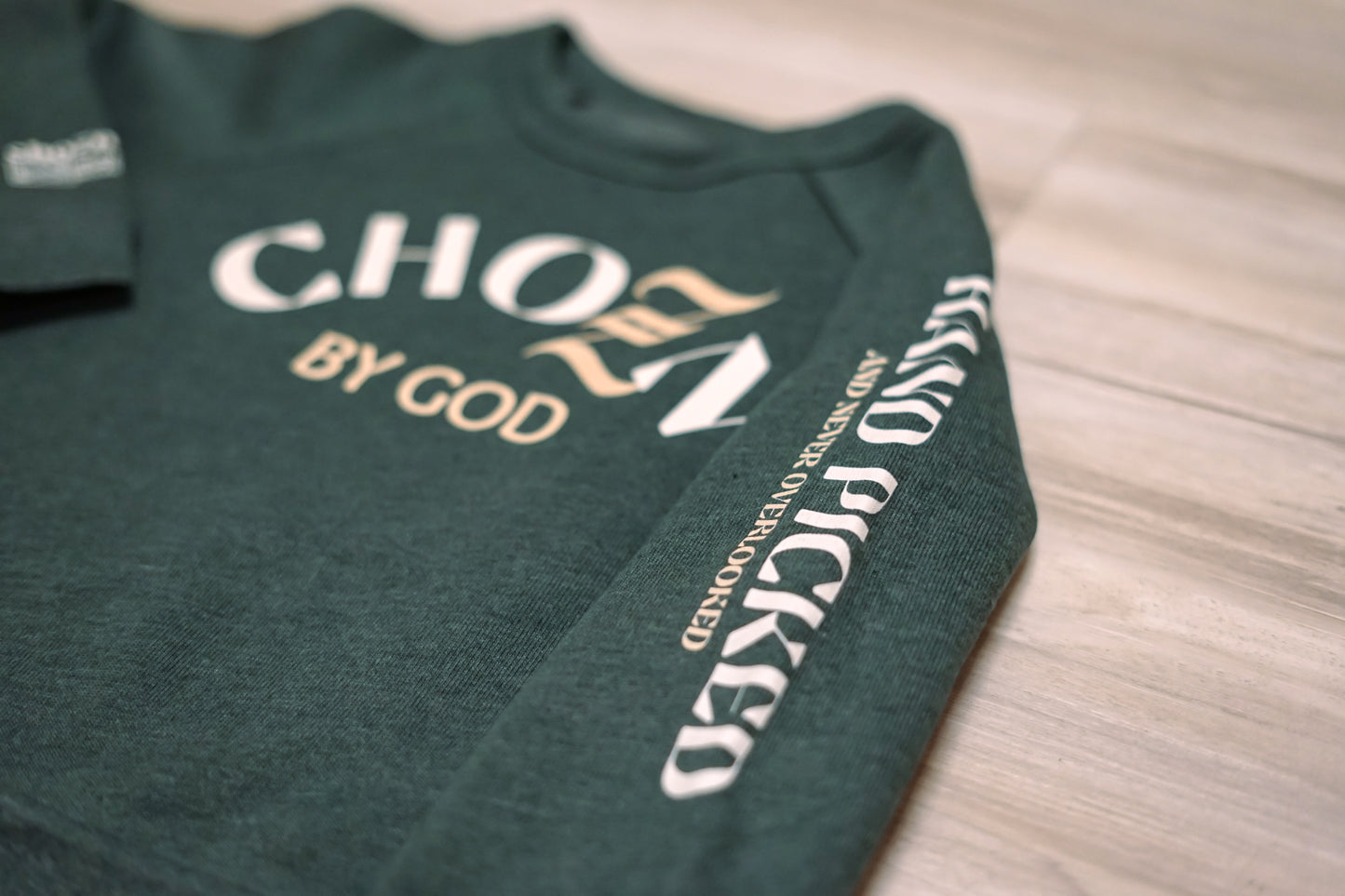 Chozn by God Pine Green Crewneck (Toddler)