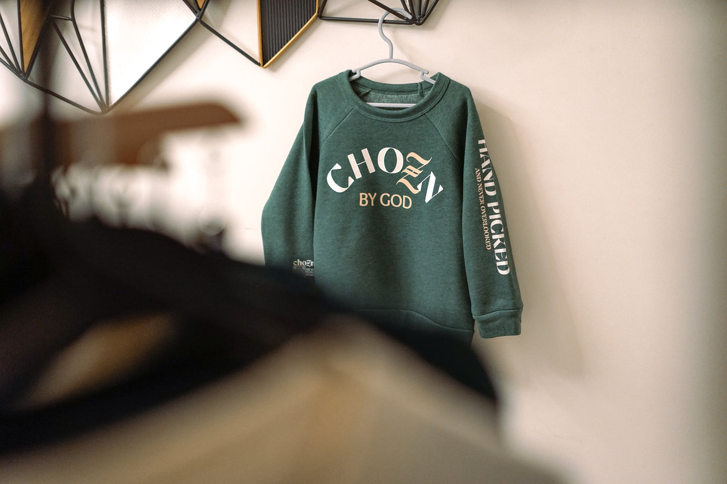 Chozn by God Pine Green Crewneck (Toddler)