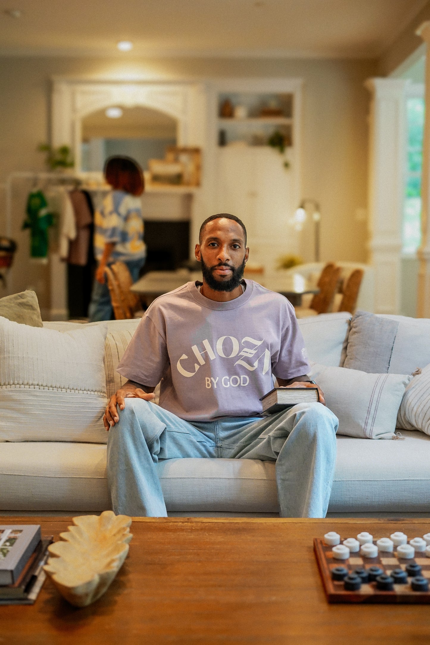 Chozn By God Lavender Latte Heavyweight Tee