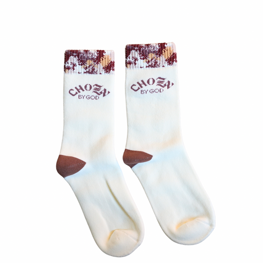 Chozn By God Premium Socks (Cream)