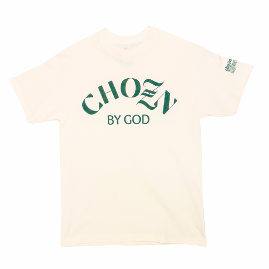 Chozn By God Tee Cream and Green