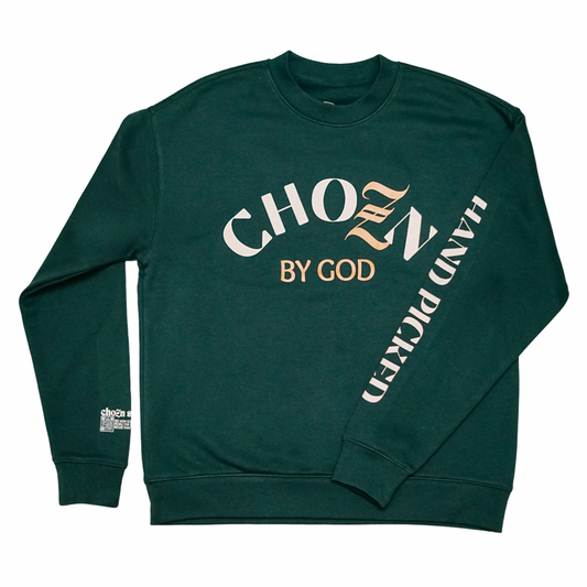 Chozn by God Pine Green Crewneck
