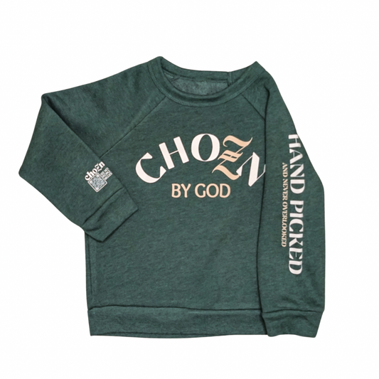 Chozn by God Pine Green Crewneck (Toddler)
