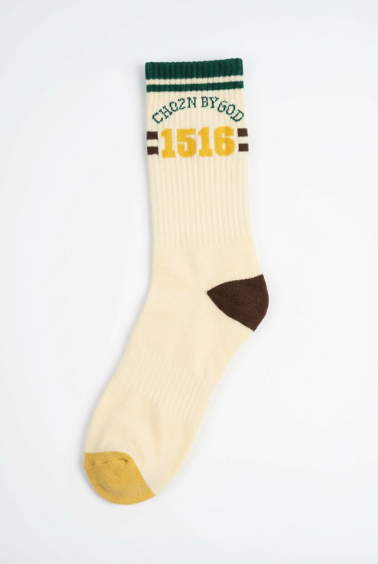 Eden’s Emerald Premium Socks (Cream)